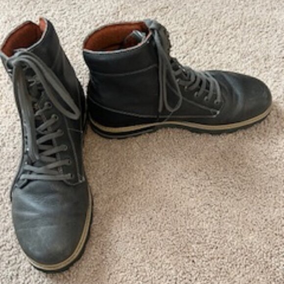 Men's Boots Volcom Gray Size 10.5 M Lace Up - Picture 3 of 6